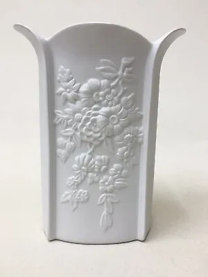 Buy White Porcelain Floral Vase 0381 By KAISER • 30£