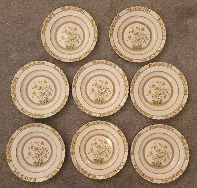 Buy Copeland Spode Buttercup England (8) Plates 10 1/2  Old Marking • 80£