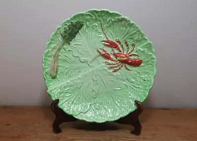 Buy Vintage Carlton Ware Lobster Side Salad Green Lettuce Leaf Plate 19cm Diameter • 19.50£