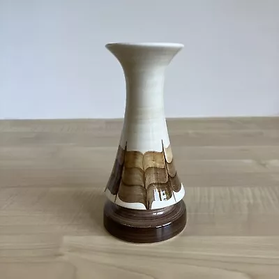 Buy Vintage Jersey Pottery Mid-Century Shaped Patterned Vase • 15.95£