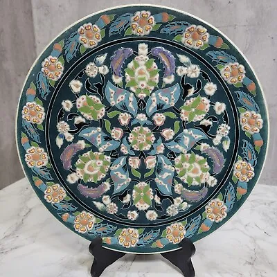Buy Mavi Beyaz Special Hand Made Decorative Hanging Plate Turkey Art Pottery Floral • 12.99£