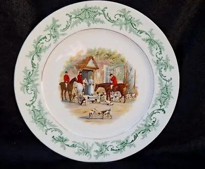 Buy RARE Cauldon LTD England Hunt Scene Antique Dinner Plate 11  • 189.12£