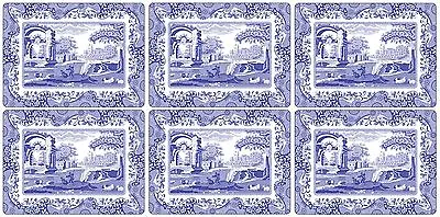 Buy Pimpernel For Spode Blue Italian Placemats Set Of 6 • 29£