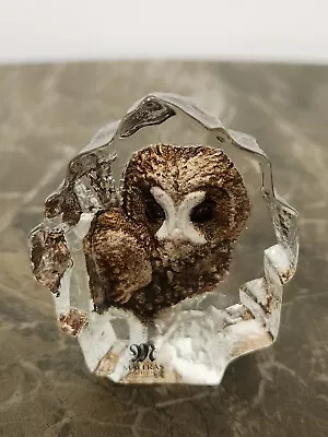 Buy Mats Jonasson Målerås Wildlife Barn Owl Ornament/Sculpture - 5.5cm • 34£