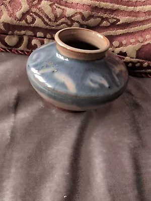 Buy Vintage Collectable Wold Pottery Small Vase / Pot Shades Of  Blue  • 8£