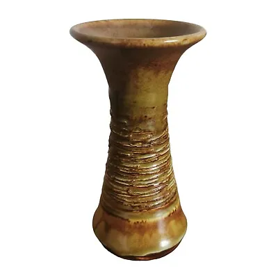 Buy Vintage Knights Tintagel PotterySalt Glazed Vase - 50s To 60s / Caramel Brown  • 15£