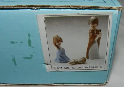Buy Lladro Porcelain Mini Sagrada Familia 5657 Ornaments Nativity Original Box • 43.32£
