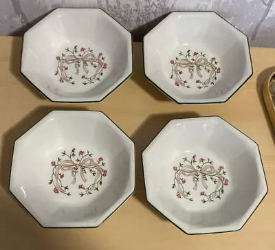 Buy 4 X Johnson Brothers Eternal Beau China Cereal / Pudding Bowls – Good Condition • 6£