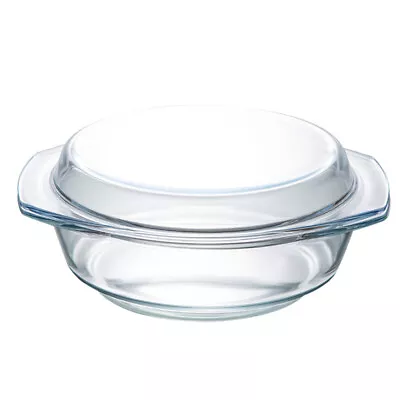 Buy  Household Bowl With Lid Glass Dishes Fruit Serving Casserole • 24.45£