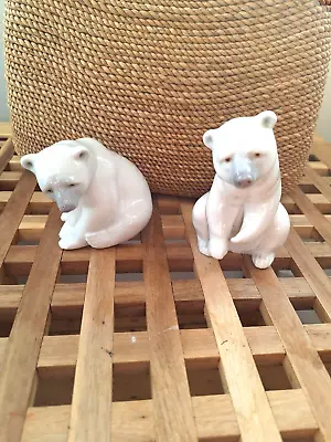 Buy Pair Of LLADRO Figurines White Polar Bears In VGC • 28.50£