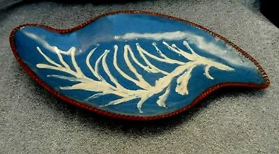 Buy Beautiful Studio Danish Art Ceramic  Pottery Tray Glazed  Abtract Rare  • 14.99£