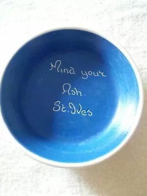Buy Vintage Cornish Foster's Fosters Studio Pottery  Mind Your Ash  Ashtray • 11£