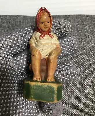 Buy Clay Figurine Of The 19th Century, A Peasant Girl. Russia.UNIQUE • 159.83£