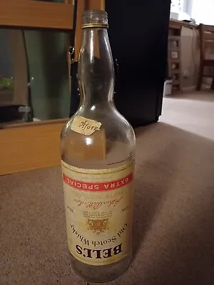 Buy Vintage Large Bells Scotch Whisky Glass Money Saving Bottle 4.5 Litre • 45£