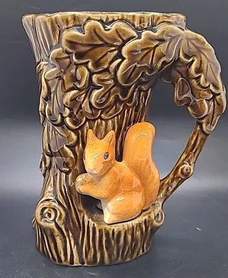 Buy Vintage Sylvac 4241 Vase/Jug With Squirrel In Oak Tree Made In England • 6.99£