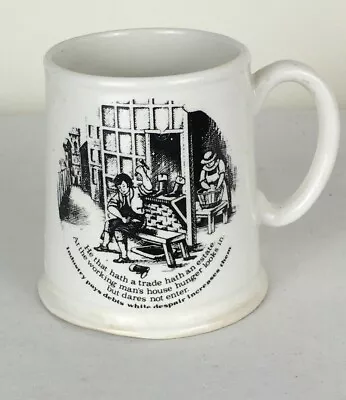 Buy JAMES KENT TANKARD 'Old Foley' Wise Sayings Pottery/ceramic Tankard Mug 450ml • 9.95£