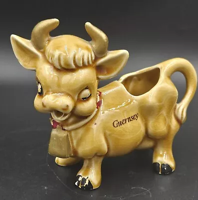 Buy The Guernsey Pottery Cow Creamer Vintage  • 15.99£