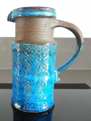 Buy HAK Danish Stoneware NILS KAHLER Blue Pottery Jug • 43£