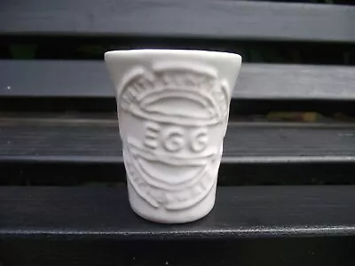 Buy Quality National Kitchenware ? Vintage White Ceramic Embossed Egg Cup  • 4£