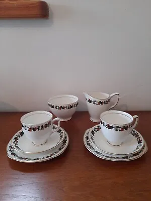 Buy Vintage Duchess Tea For 2 Cup Saucer Side Plate Sugar Bowl Jug Bone China MCM • 25£