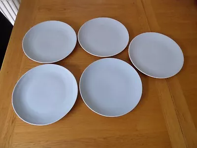 Buy 5 Branksome China Pale Blue 9  Lunch/Salad Plates • 20£
