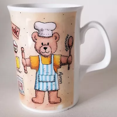 Buy Teddy The Cook Cartoon Mug Duchess Fine Bone China Baker Chef Mum Birthday Gift • 13.95£