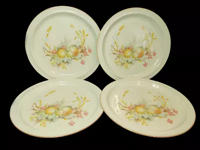 Buy Royal Kent Pottery Staffordshire Large Dinner Plates Harvest Time 26cm Set Of 4 • 12.50£