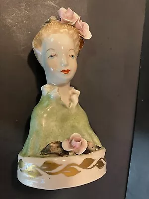 Buy VTG Victorian Lady Cordy Porcelain Art Bust Mid Century Back Numbered 5001-165  • 15.62£