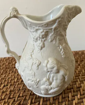 Buy British Heritage Collection PORTMEIRON Parian Ware Jug With Cherubs 10 Cm • 7£