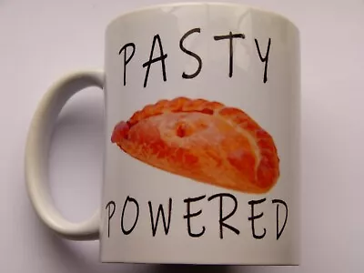 Buy Pasty Mug - Cornish Pasty Funny Birthday Xmas Gift  Pasty Powered Mug  Cornwall • 8.97£