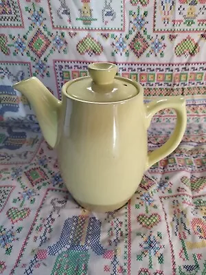 Buy Langley Pottery Pale Yellow Coffee Pot • 8£