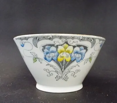 Buy Vintage Art Nouveau Sugar Bowl For Lawley - Pansy Pattern • 14.99£