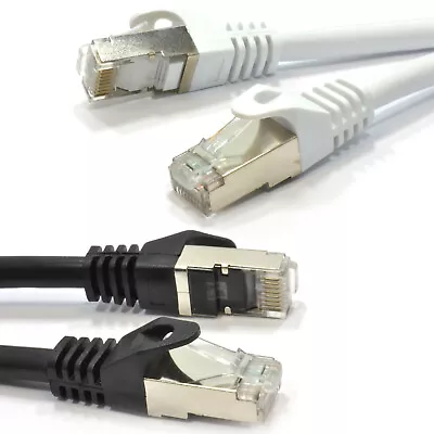 Buy Cat6A FAST SSTP Shielded RJ45 Network Ethernet 10GIG Gaming Internet Cable LOT • 24.43£