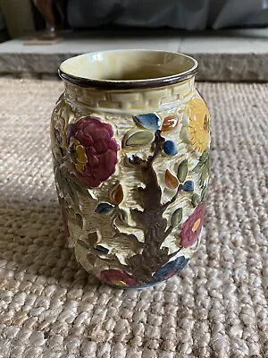 Buy Vintage H J Wood Indian Tree Handpainted Vase 575 Great Condition • 14£