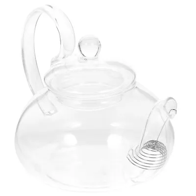 Buy Clear Glass Flower Set - Small Teapot & Kettle • 14.85£