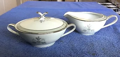 Buy Noritake China Lucille 5813 / Sugar Bowl With Lid And Creamer • 18.86£