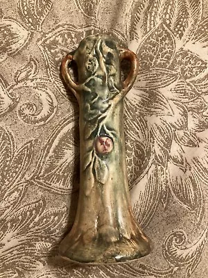 Buy Weller Ware Woodcraft Art Pottery 6 1/2”handle Vase Grape Vine  Motif 1920s • 43.43£