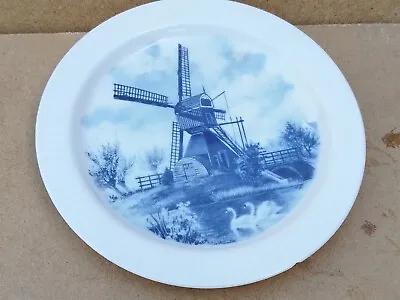 Buy Vintage Retro China Dutch Holland Netherland Delft Ornamental 7  Wall Plate Blue • 29.95£