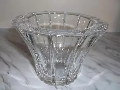 Buy Beautiful Heavy Swdish Orrefors Crystal Glass Bowl  . M2403 • 12.99£