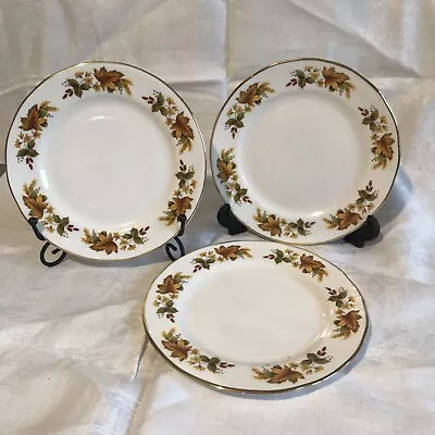 Buy 3 X Queen Anne Ridgeway Potteries Tea Plates • 10£