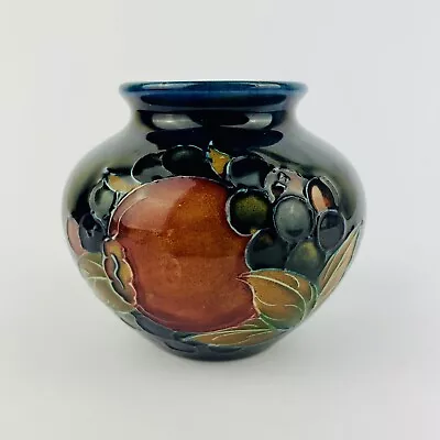 Buy Moorcroft Burslem Vintage Small Pomegranate & Grape Vase Circa 1929-1948 • 138.21£