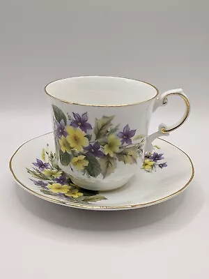 Buy Queen's Rosina China Co LTD 1875 England- Teacup And Saucer Fine Bone China • 8.90£