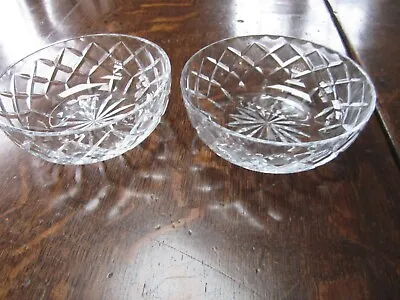 Buy Set Of 2 X Royal Brierley Cut Glass Crystal Glass Bowls Coventry • 10£