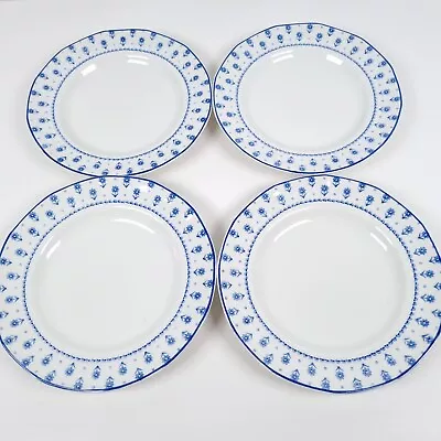 Buy Adams Daisy Side Tea Plates 18cm Blue English Ironstone Vintage Dinnerware X 4 • 24£