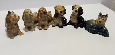 Buy Wade Whimsie Miniature Animals Six Dogs   • 16.99£