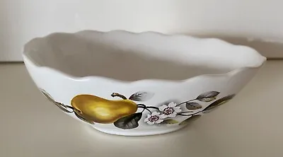 Buy Vintage Purbeck Ceramics Ltd Swanage Fluted Oval Dish - Pear Design • 11.95£