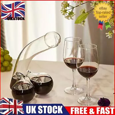 Buy 650ML Handmade Funny Glass Wine Decanter Whiskey Liquor Bourbon Carafe • 11.98£
