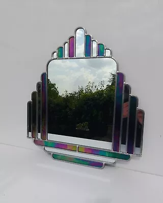 Buy Stunning Art Deco Style Stained Glass Mirror  • 95£