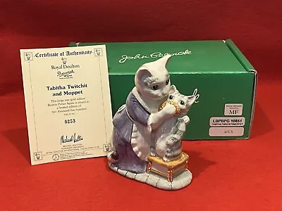 Buy Beswick Beatrix Potter Figure RARE LARGE Tabitha Twitchet & Moppet BP9 L/Edition • 112.99£