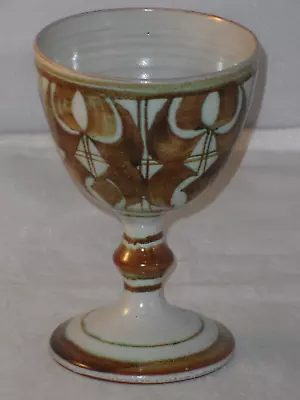 Buy Rare Alan Caiger-Smith MBE 1930-2020 Aldermaston Pottery Wine Goblet Dated 1960 • 395£